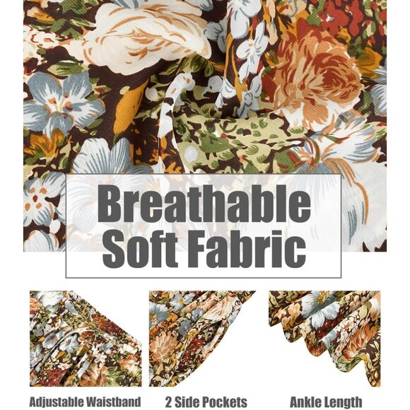 Versatile High Waist Plus Size Maxi Skirt with Pockets for Curvy Women, 3X - Picture 6 of 6